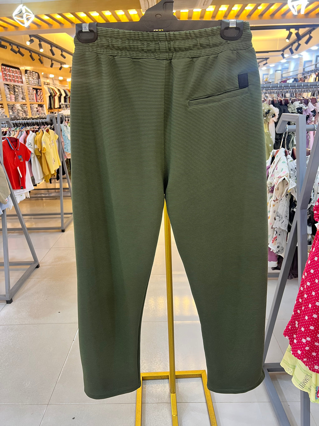 Premiun Low Cut Baggy Trouser Forest Green-TP17