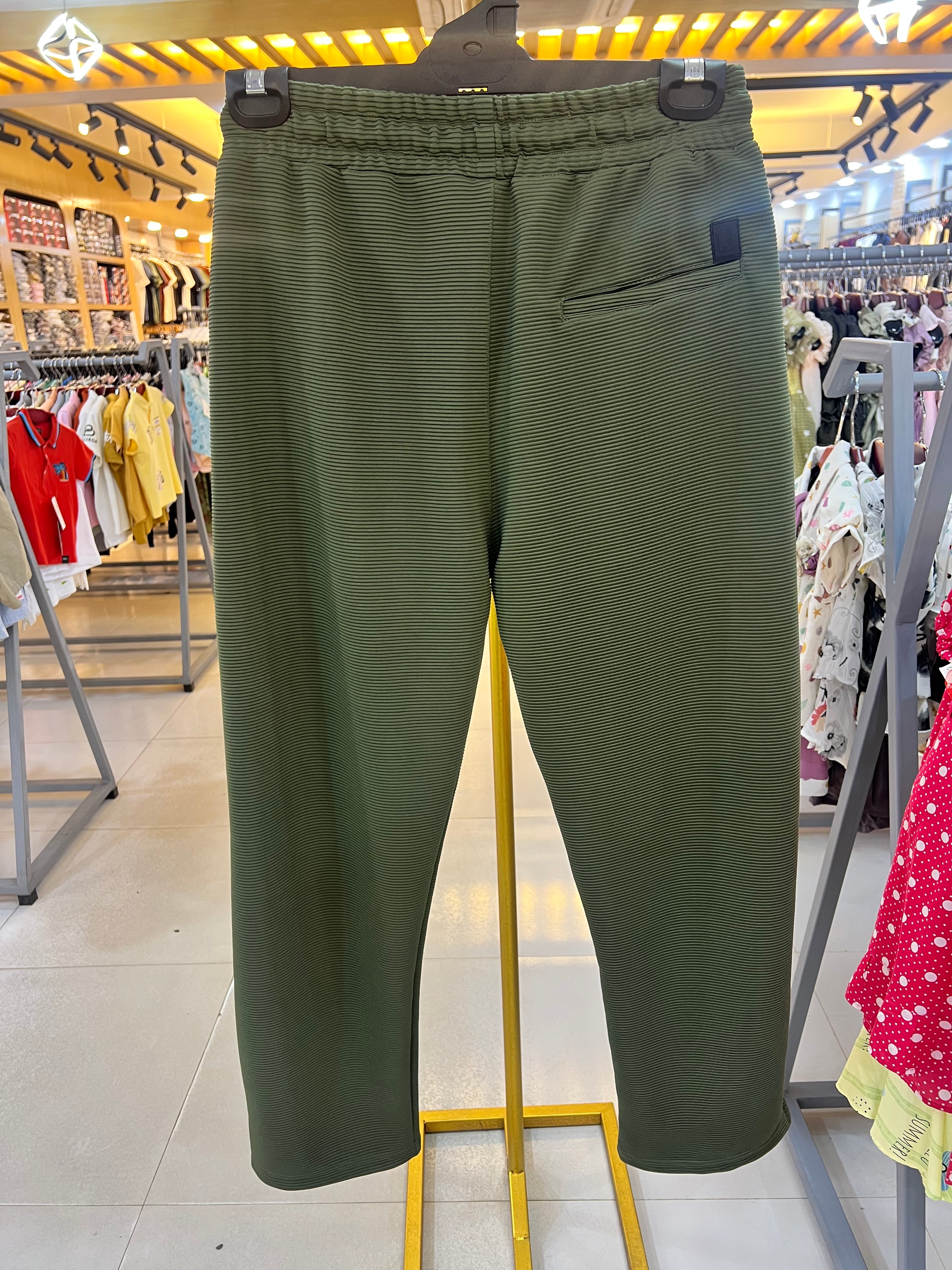 Premiun Low Cut Baggy Trouser Forest Green-TP17