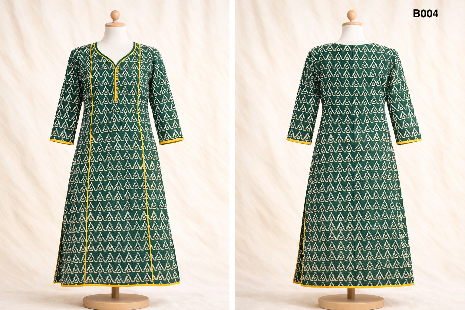 Batik One Piece Dress B004