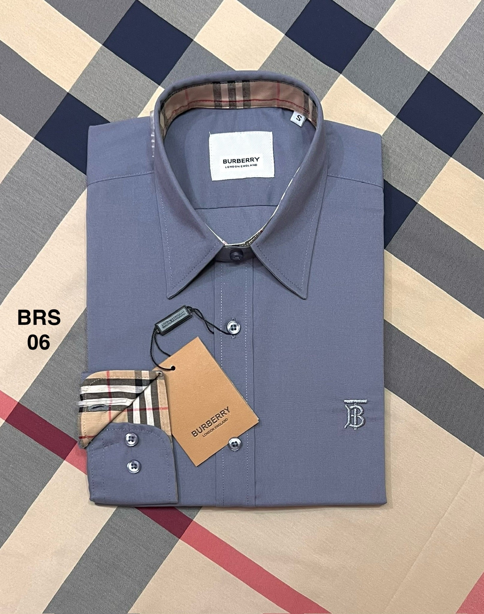 Signature Solid Shirt BRS BT Ash 06