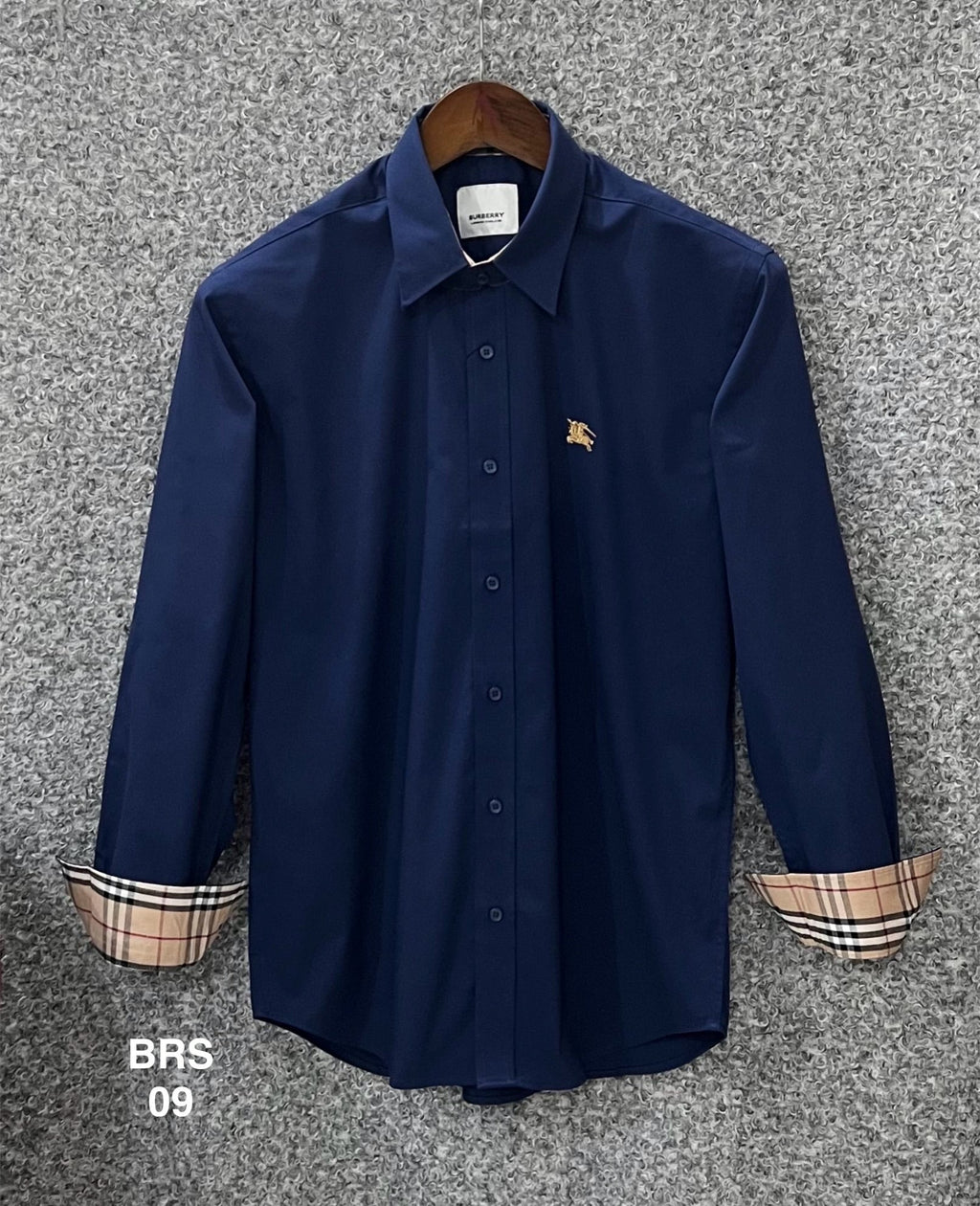 Signature Solid Shirt BRS Navy 09