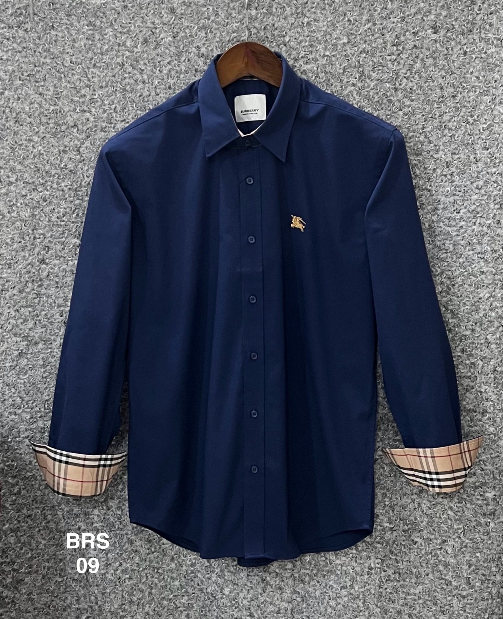 Signature Solid Shirt BRS Navy 09