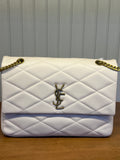 Quilted Monogram Shoulder Bag