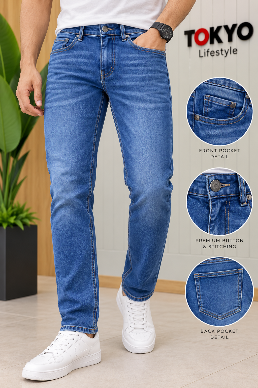 GATSBY Boys Denim Pant Denim Cillection G156 Light Blue