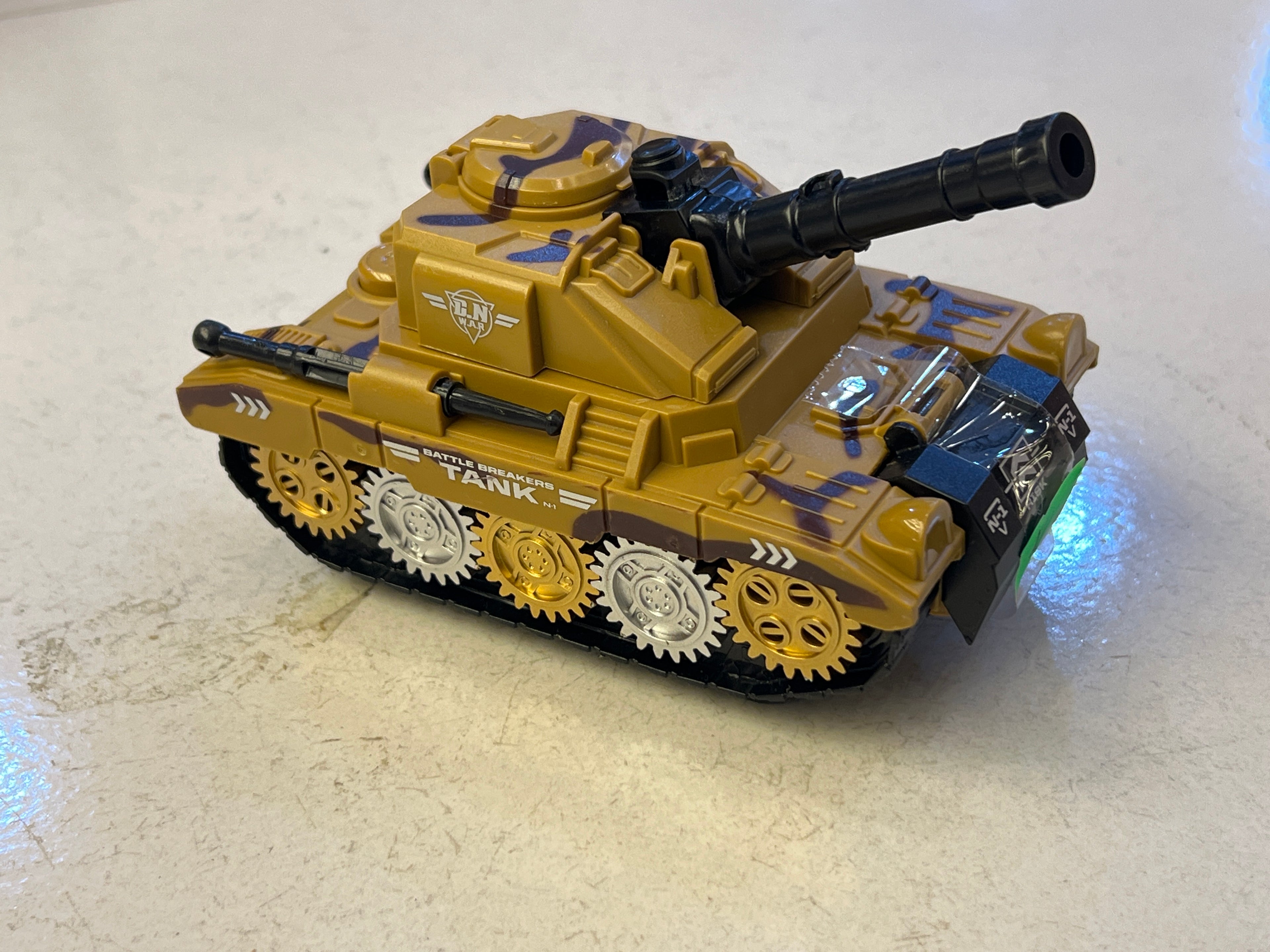 Military Combat Tank Toy (Grey Camo)