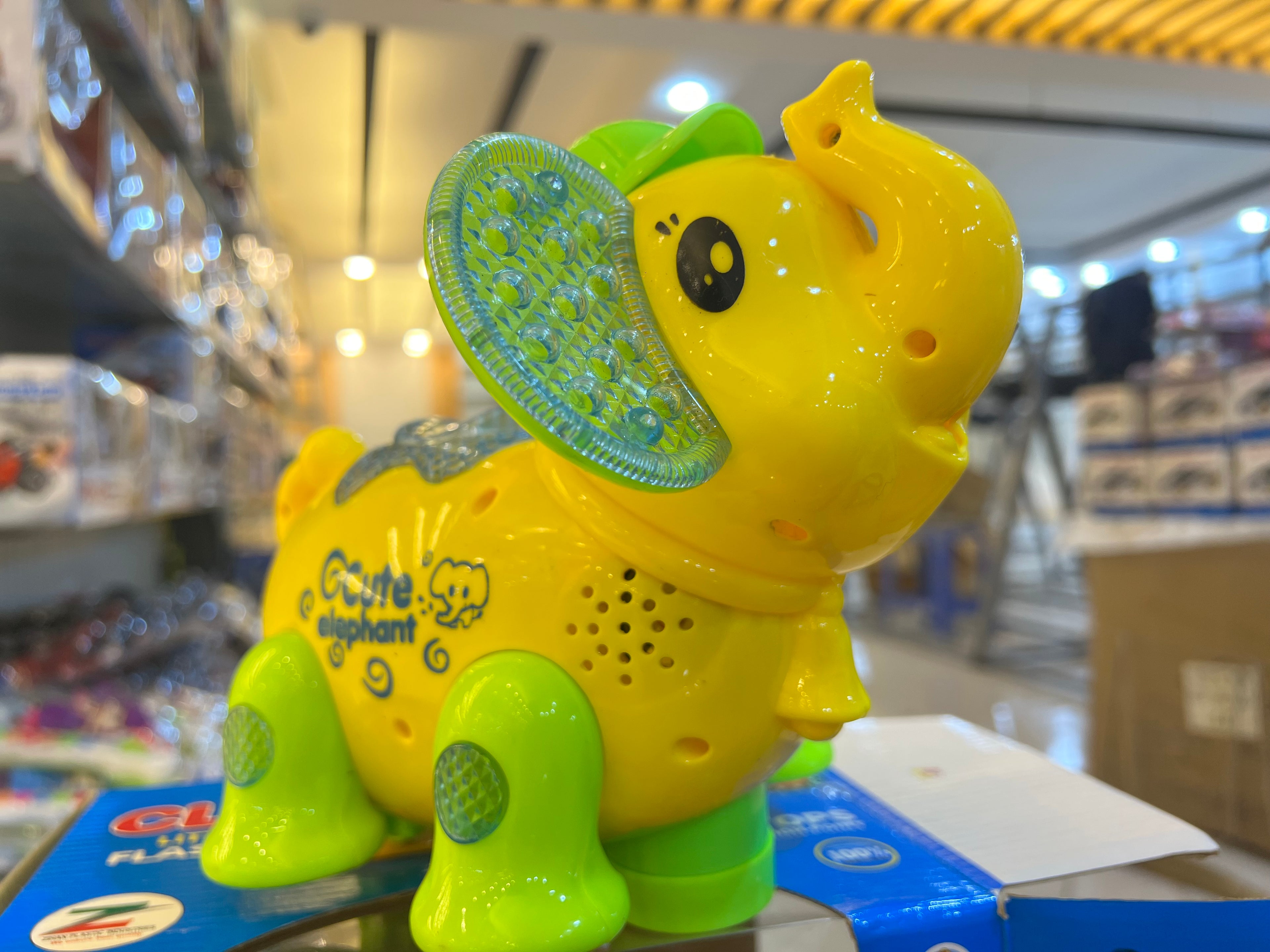 Elephant Projection Flash Electric Toy with Music & Lights