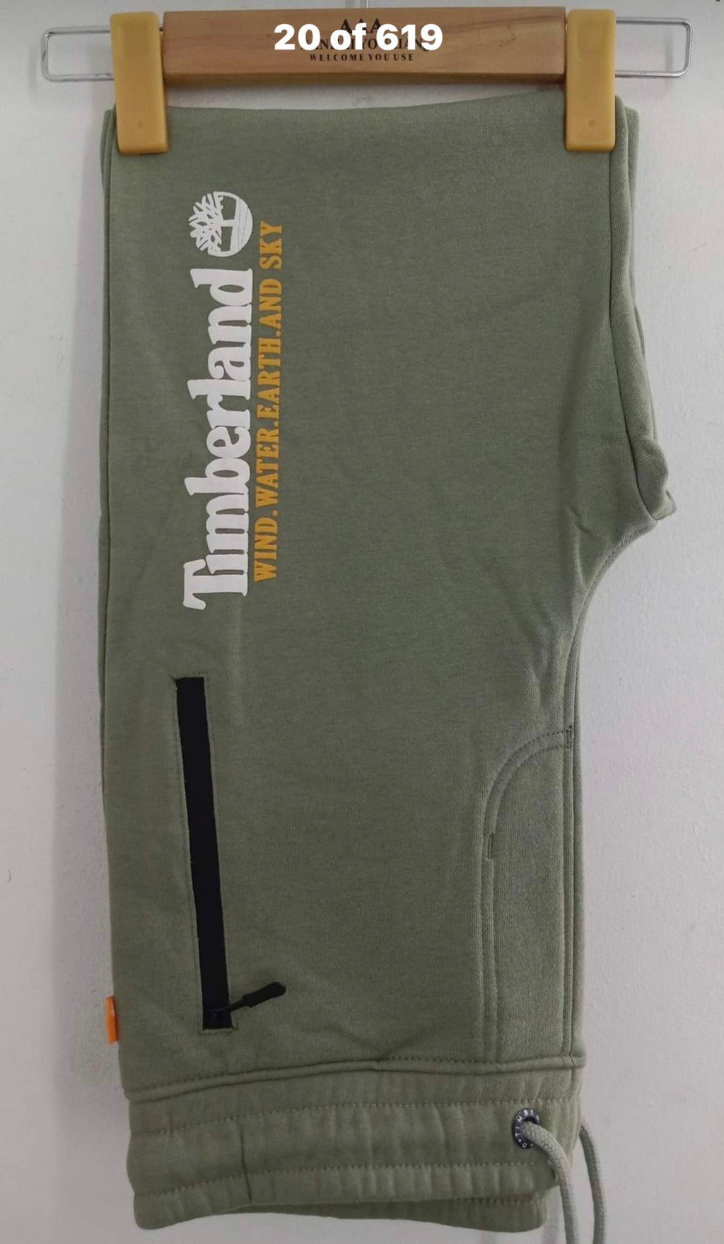 Men's Premium Timberland Logo Jogger Pant Green  996