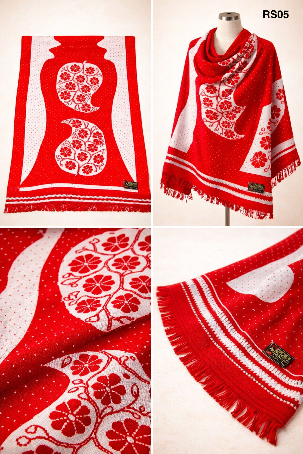 Premium Rose Shawl RS05