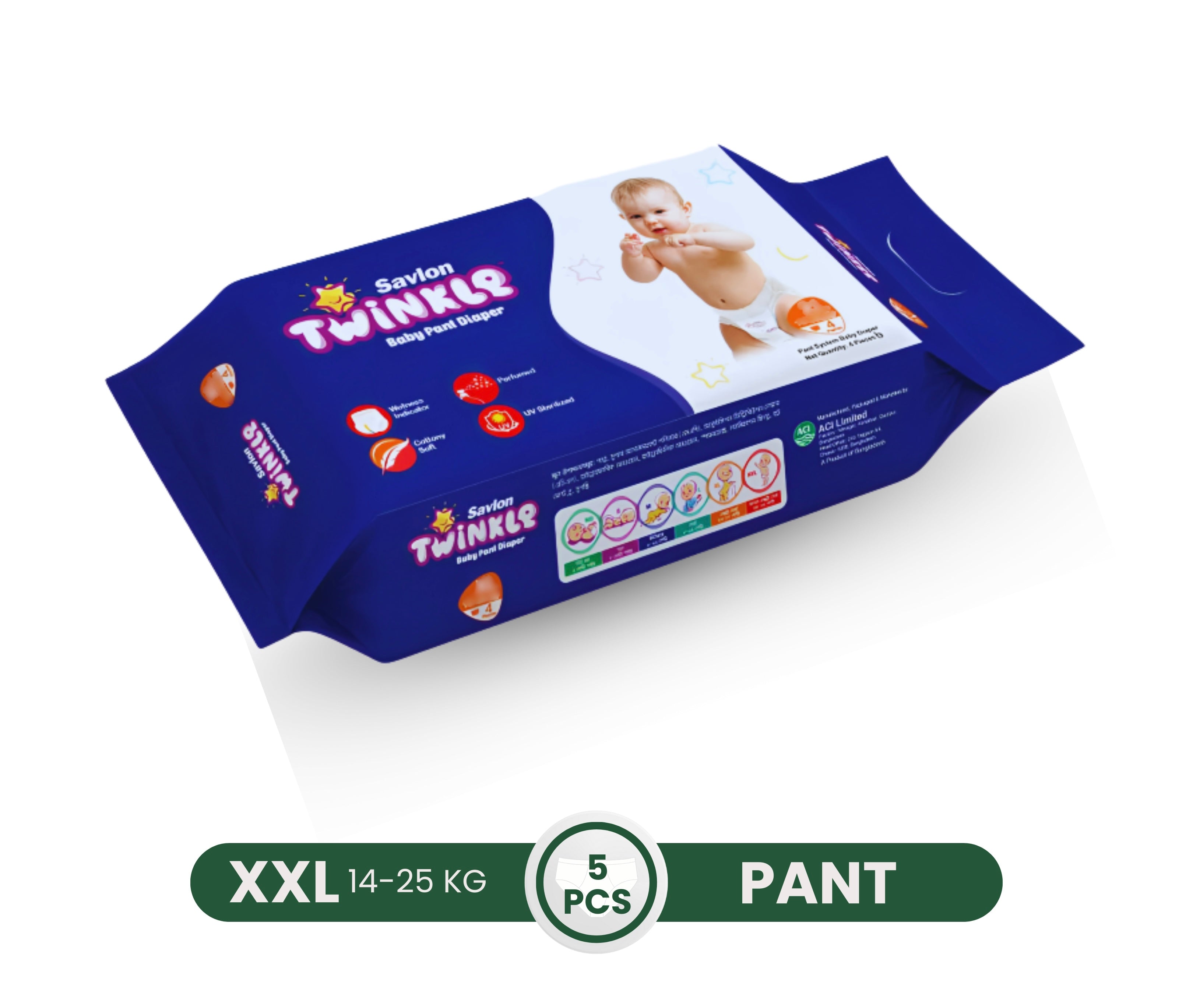 Twinkle Diaper Pant (XXL) sizes