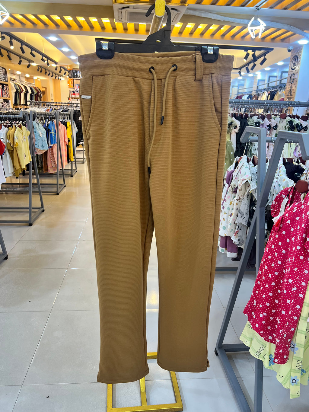 Premium Low Cut Baggy Trouser Camel Brown-TP15
