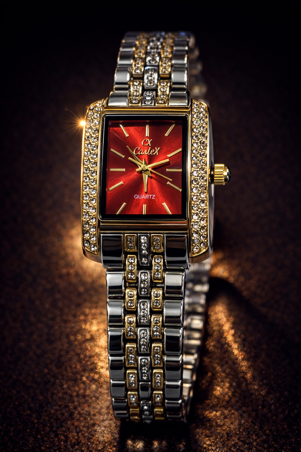 CX57 Caslex Chain Bracelet Ladies Watch