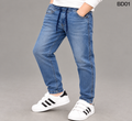 Boys' Premium Elastic Waist Denim Jogger Pants – BD01