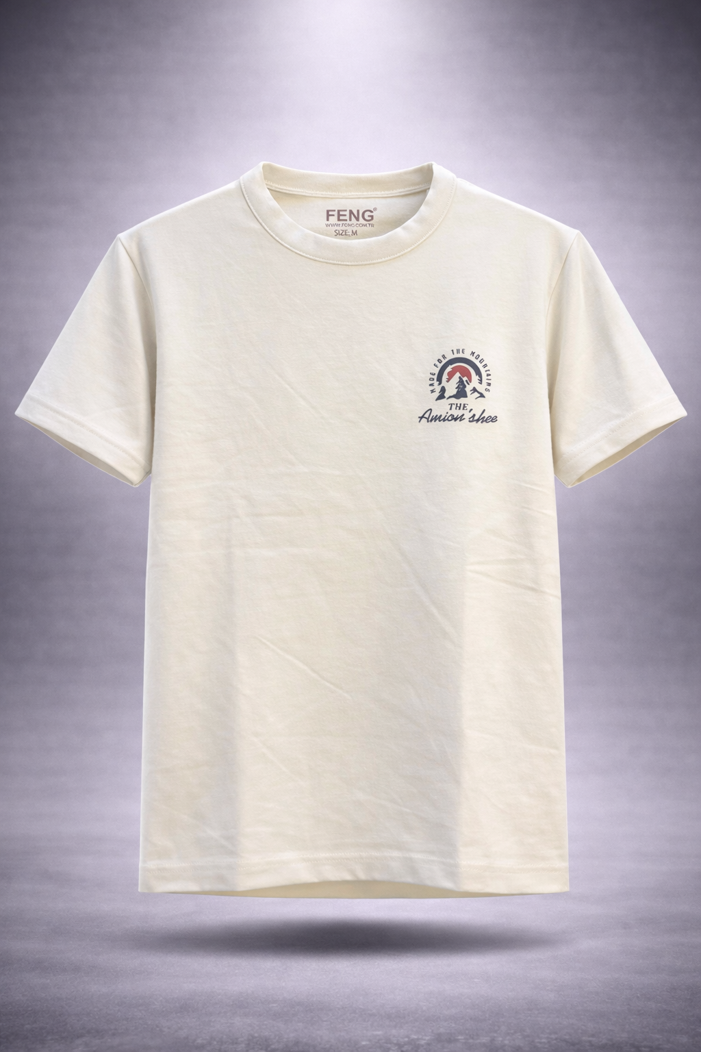 Gatsby Typography Printed T-Shirt for Men – Premium Cotton Regular Fit - 1424  GRAY