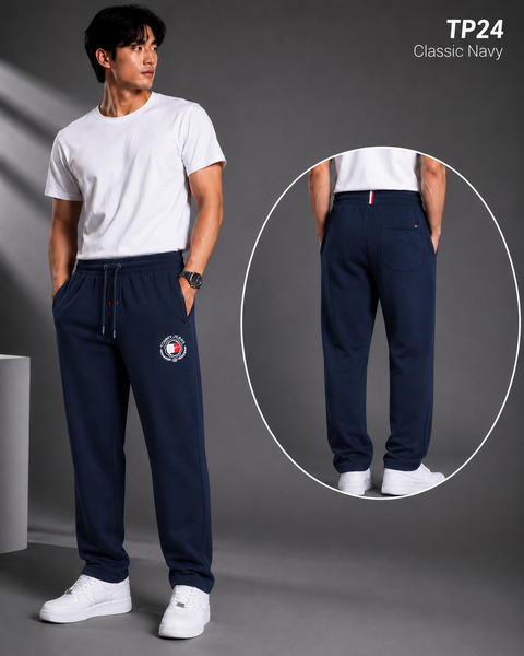 Premium Men's Classic Navy Track Pants|TP24