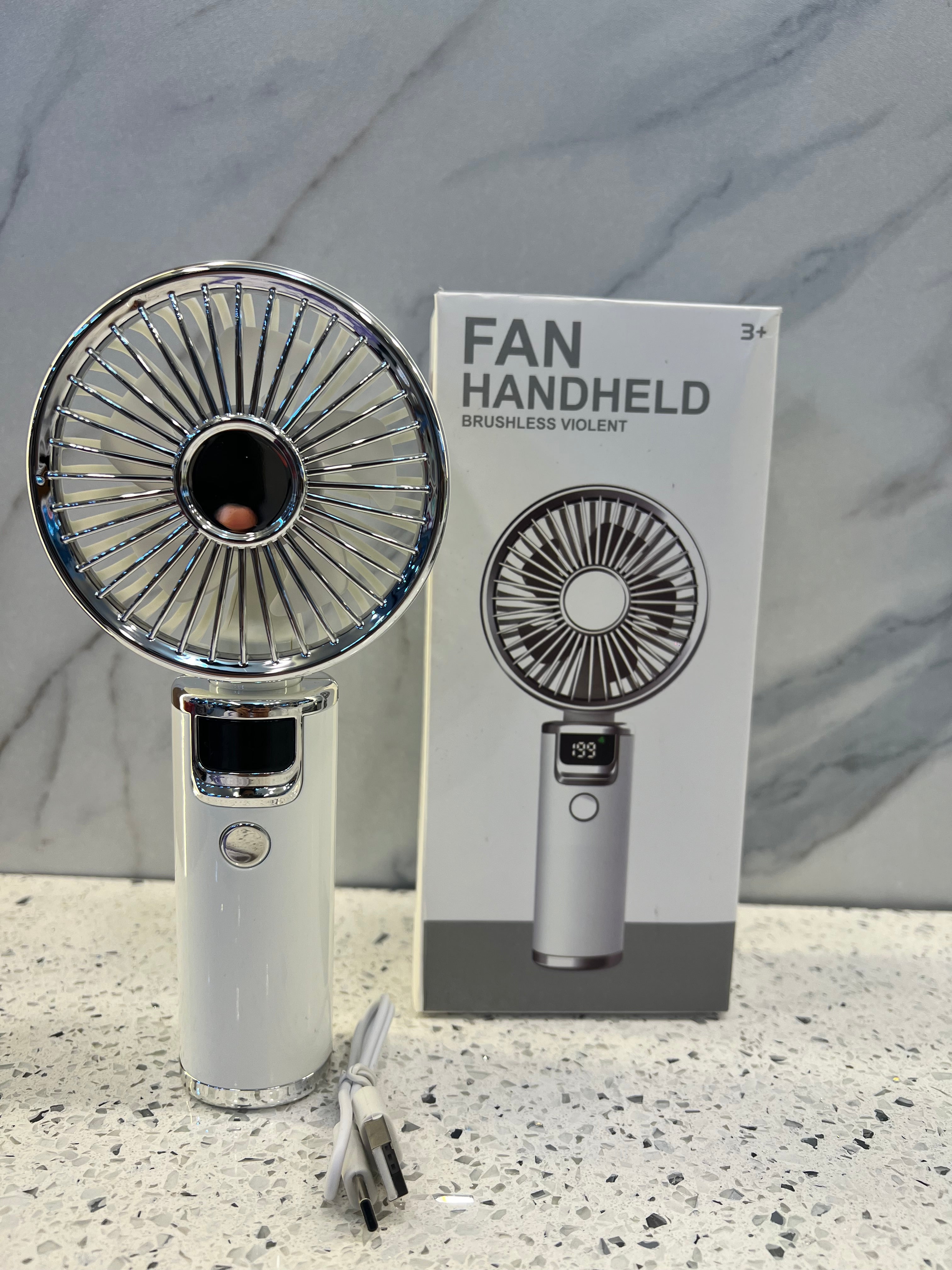 Smart Display Handheld Cooling Fan-AT02