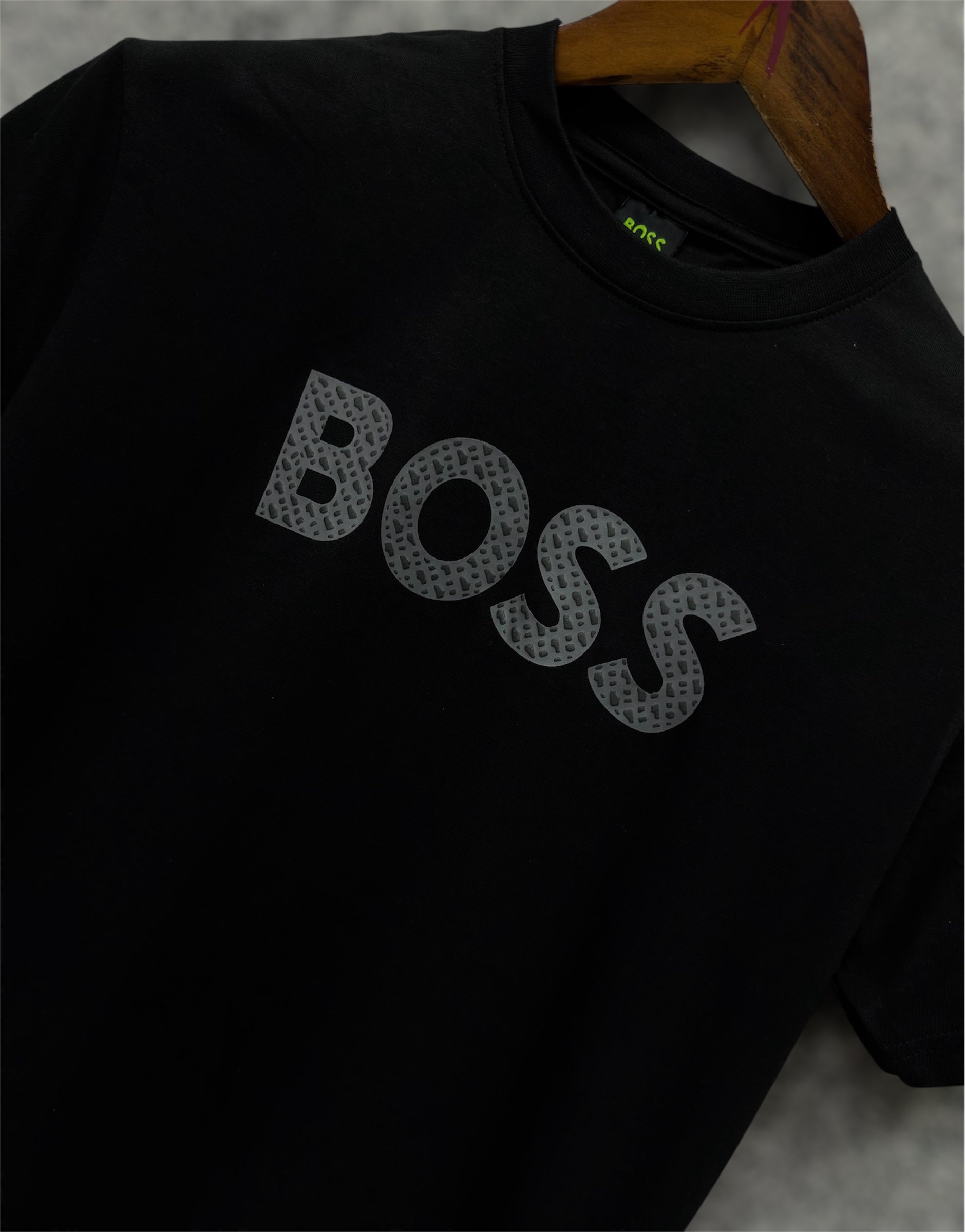 Premium Stone Print Tshirt HBSPT Black .