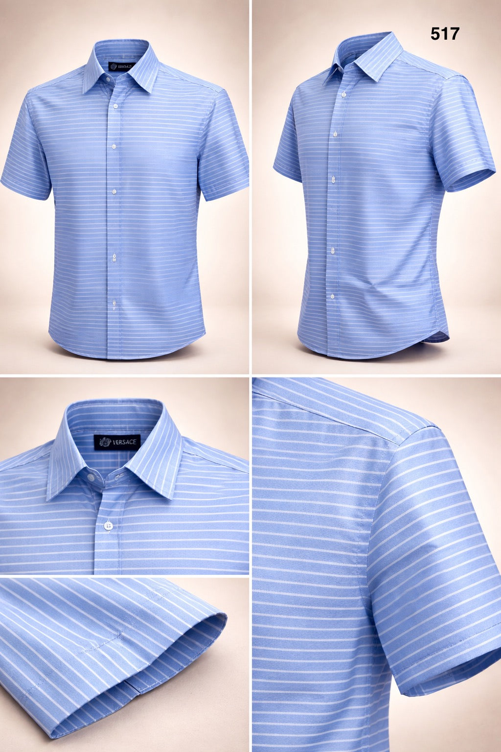 Classic Hawaiian Stripe Shirt HPS 517