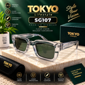 Premium Transparent Crystal Square Sunglasses – SG107