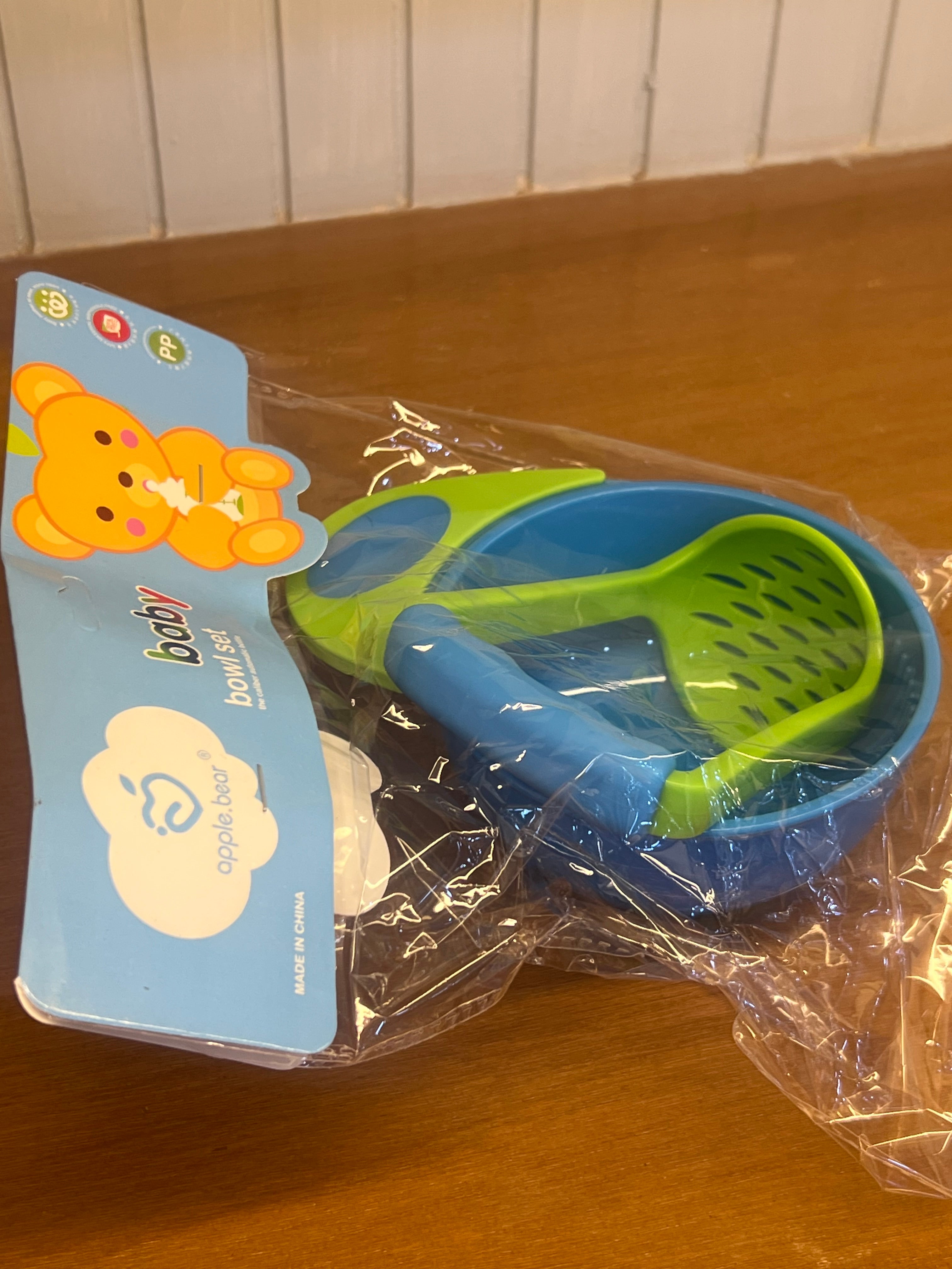 Applebear Baby Food Bowl & Masher Set