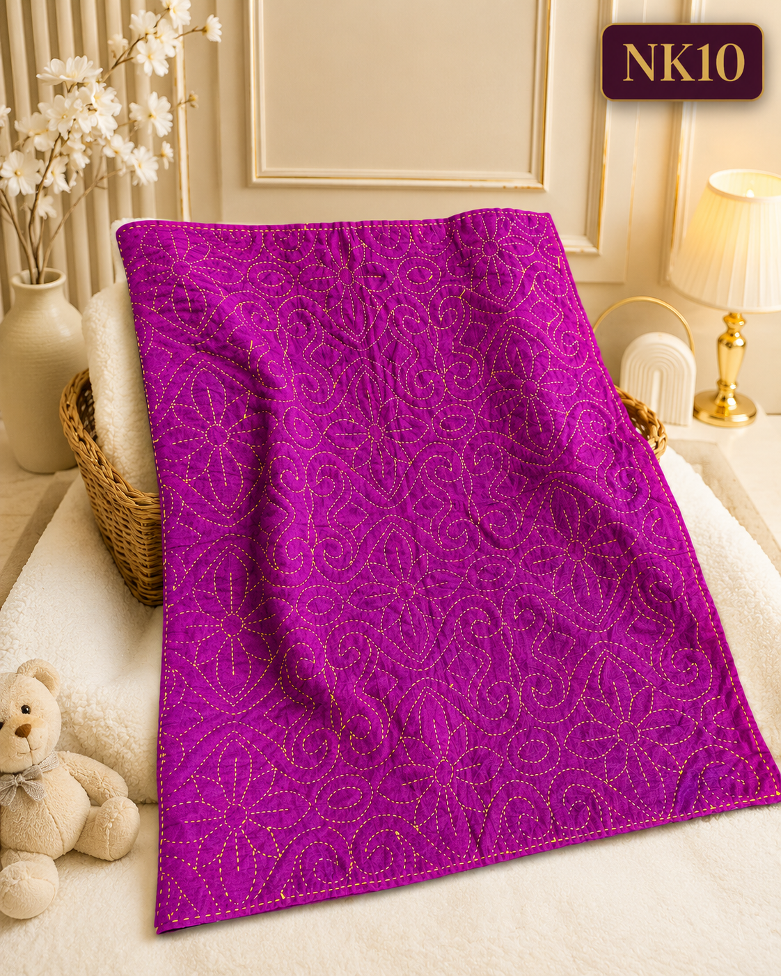 Premium Hand Quilted Baby Nakshi Kantha-NK10