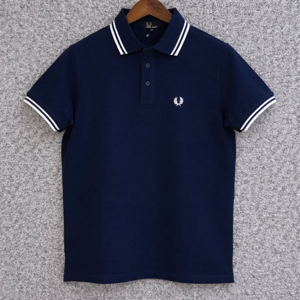 Premium Ultra Heavyweight PoloT-Shirt FPPL Navy-C90