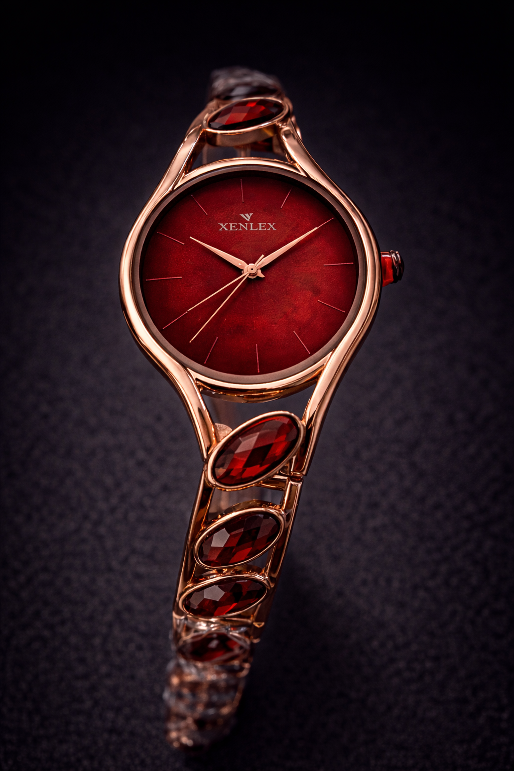 LW50 XENLEX Elegant  Dial Stone Bracelet Ladies Watch
