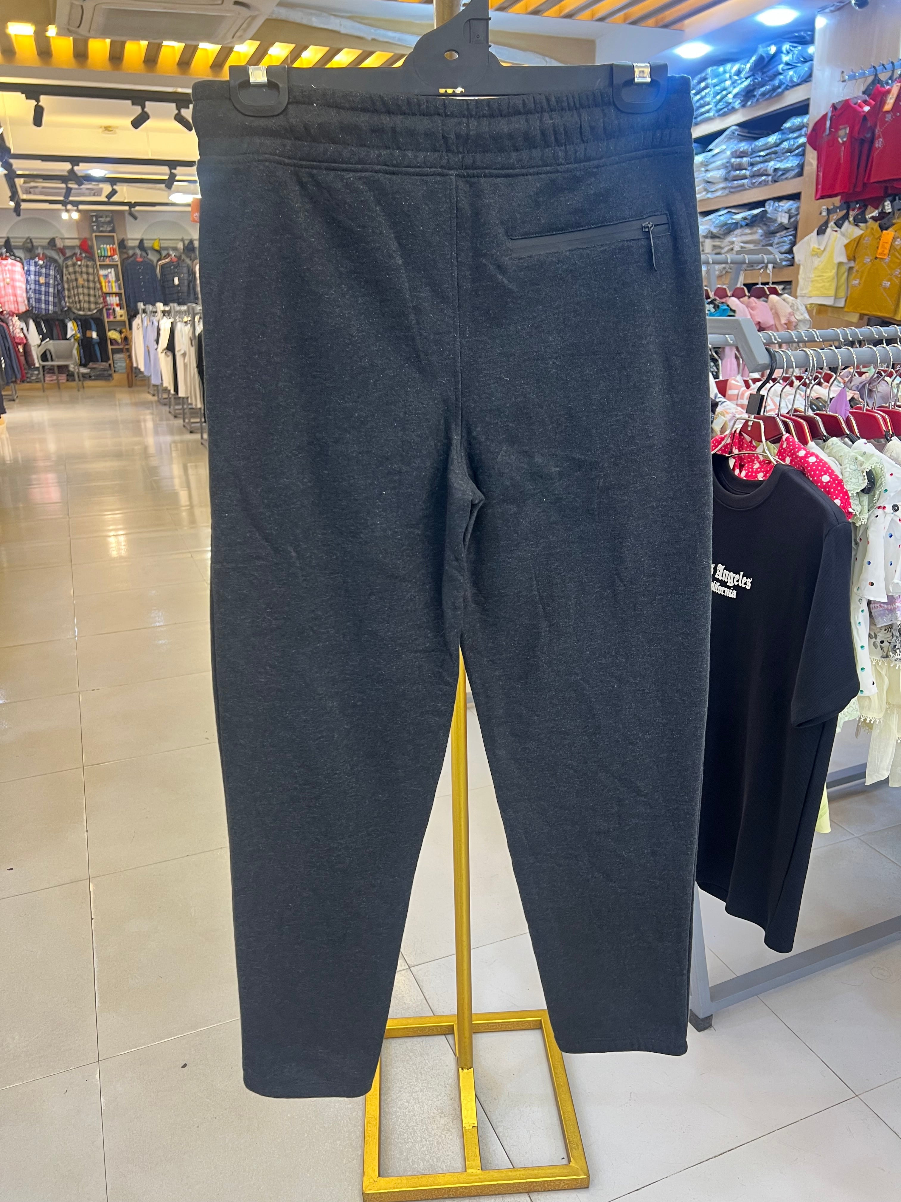 Premium Terry Jogger Pants Heather Charcoal-TP21