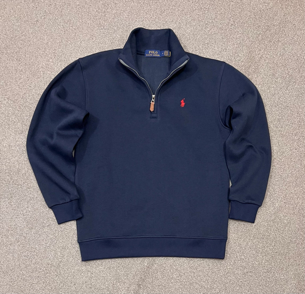 Premium Half Zip Pullover Jacket Navy