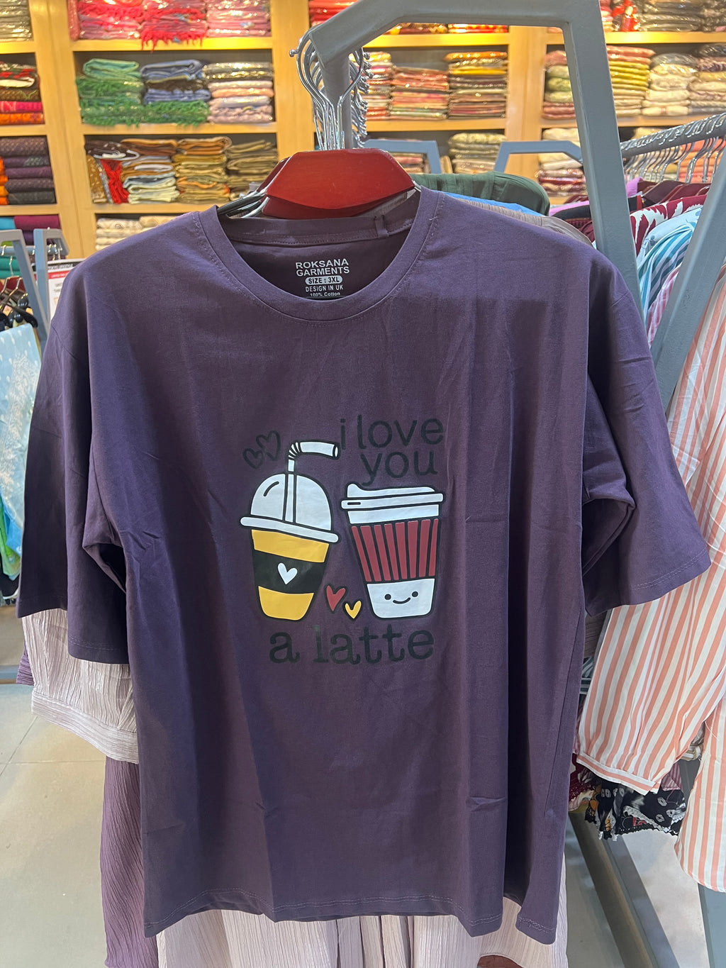 Premium Ladies Graphic T-Shirt LD100 — Deep Plum Purple