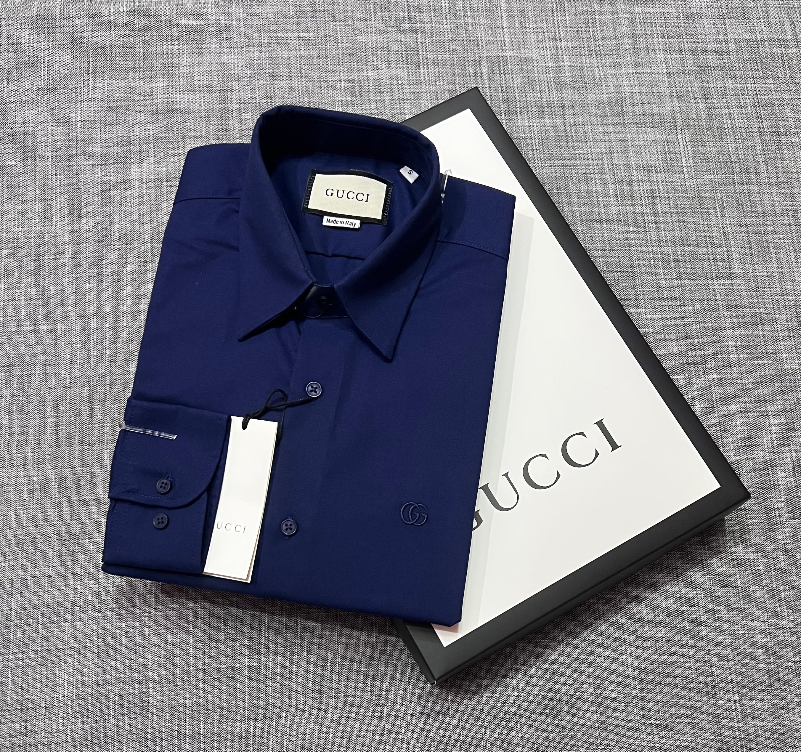 GCS Premium Solid Shirt Navy