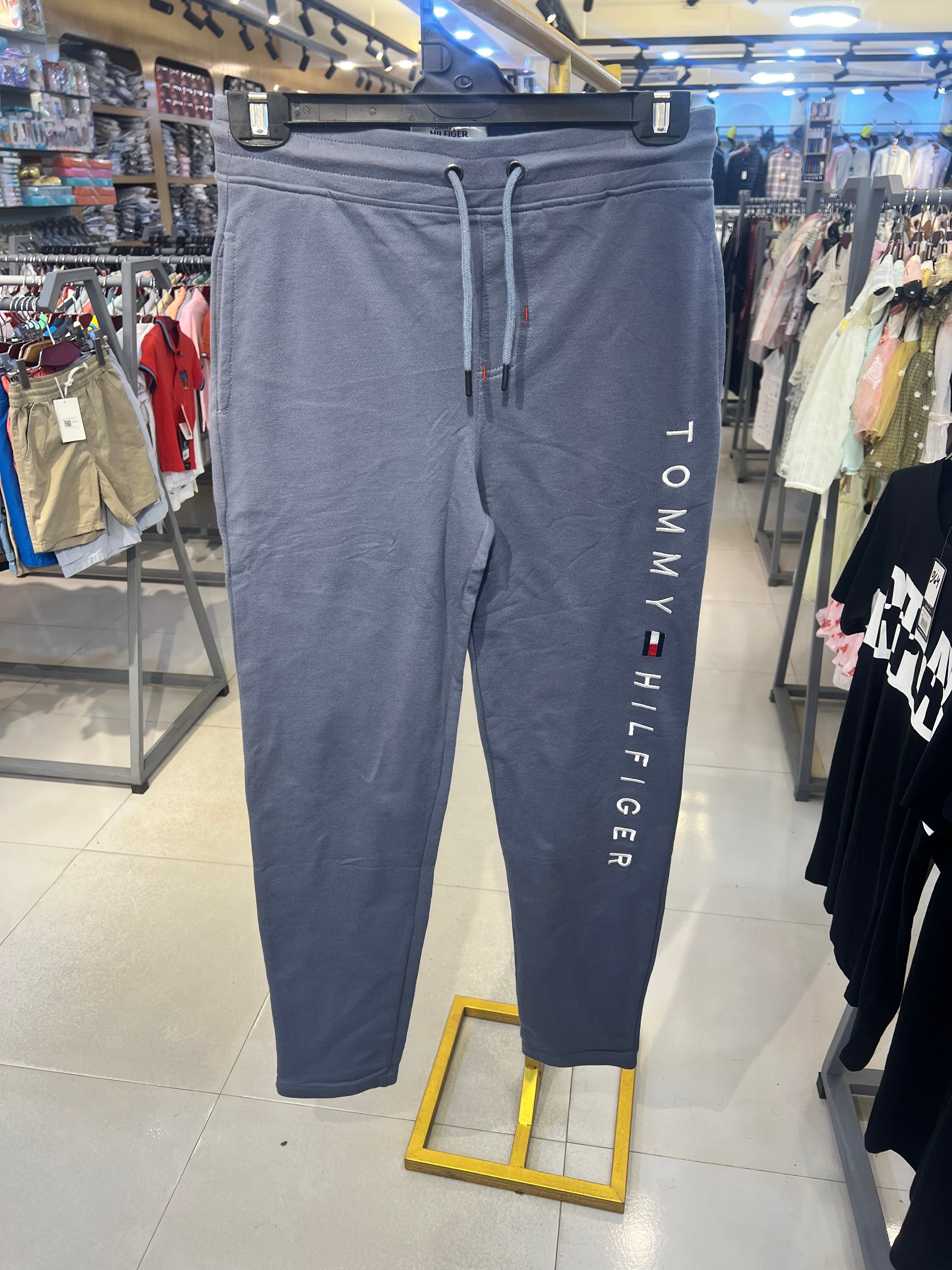 Premium Men's Steel Blue Track Pants|TP28