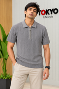 GATSBY Mans Polo T-shirt _Celio 1908 CHARCOAL