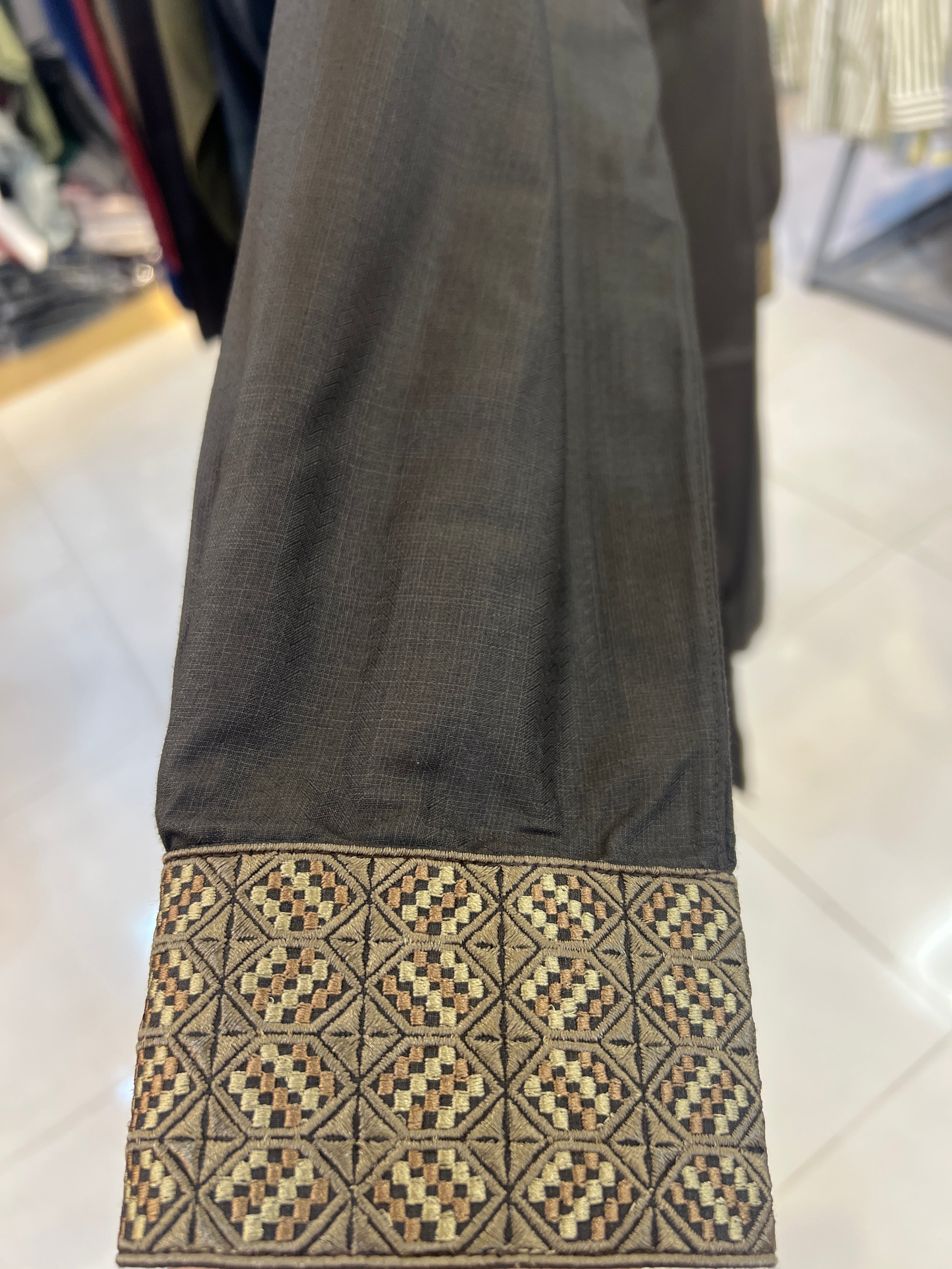 Premium Luxury Embroidered Panjabi with Embroidered Cuffs 469