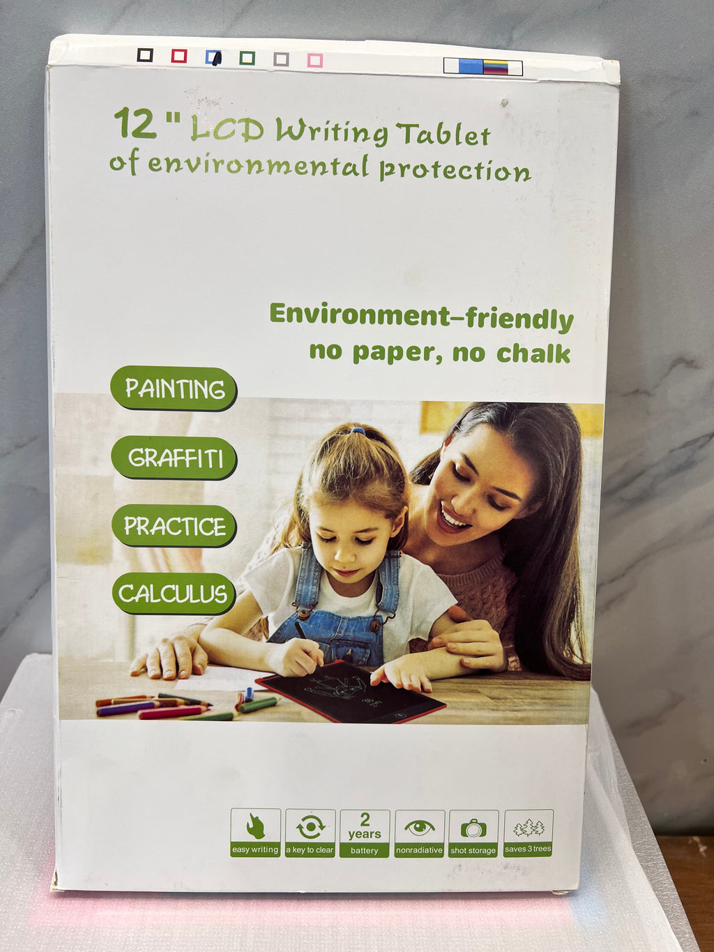 12 Inch LCD Writing Tablet with Stylus Pen for baby