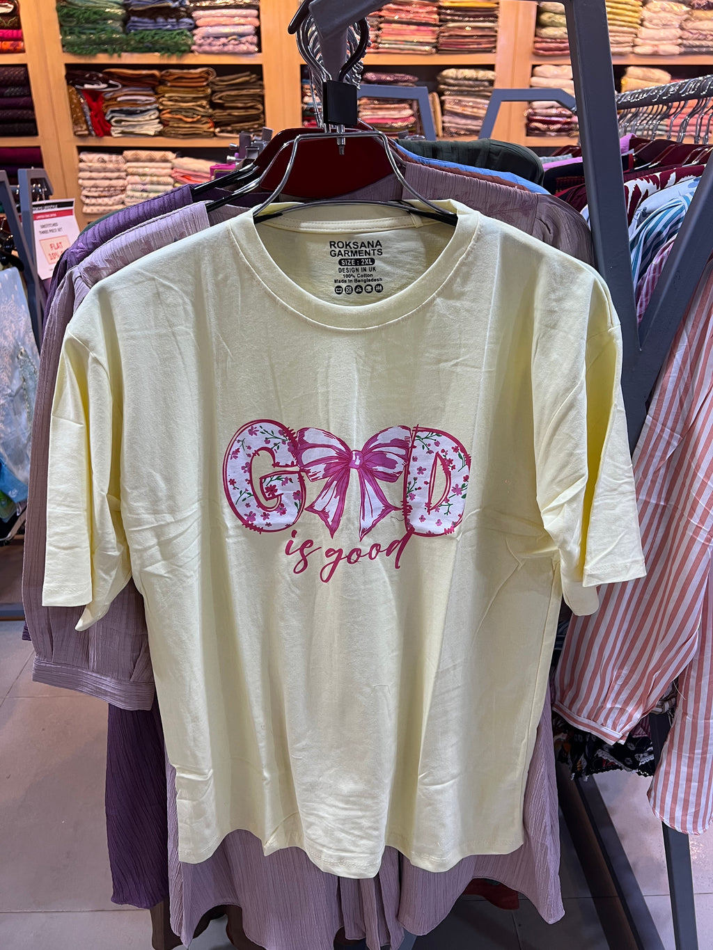 Premium Ladies Graphic T-Shirt LD112 — Pastel Lemon Yellow