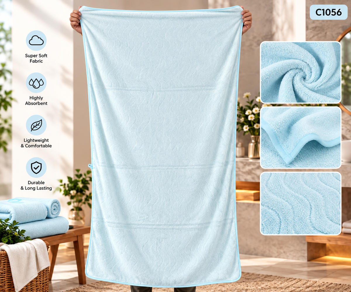 Premium Super Soft & Highly Absorbent Bath Towel – C1056