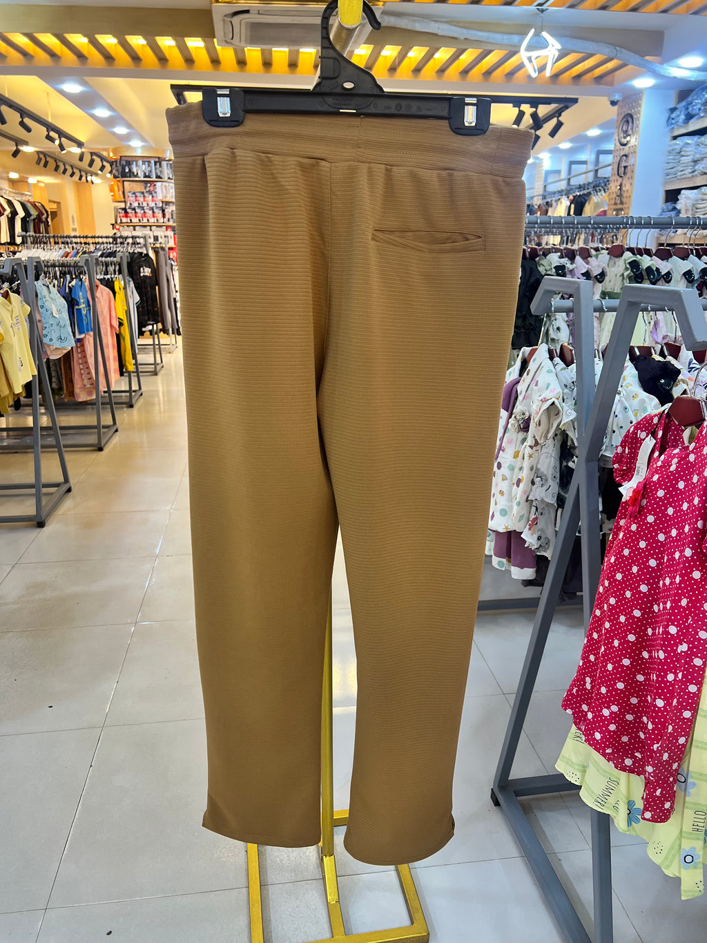 Premium Low Cut Baggy Trouser Camel Brown-TP15