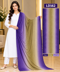 Premium Ladies Ombre Jacquard Dupatta - LD162