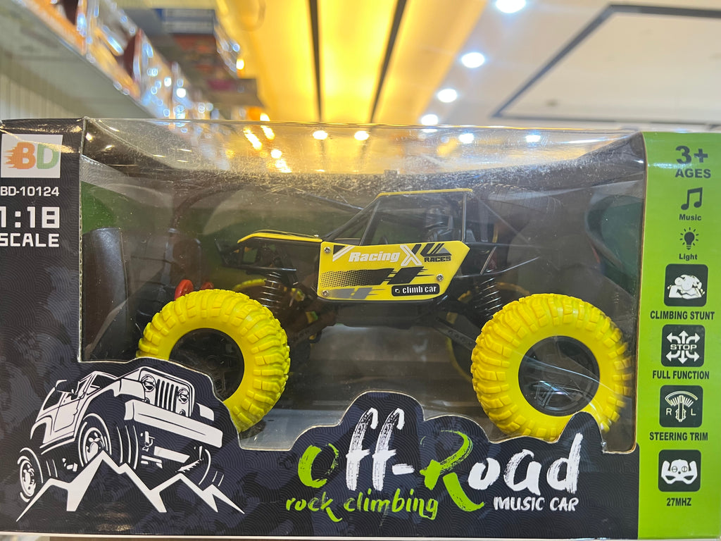 Off-Road Rock Climbing RC Car (Music & Light, 1:18 Scale)