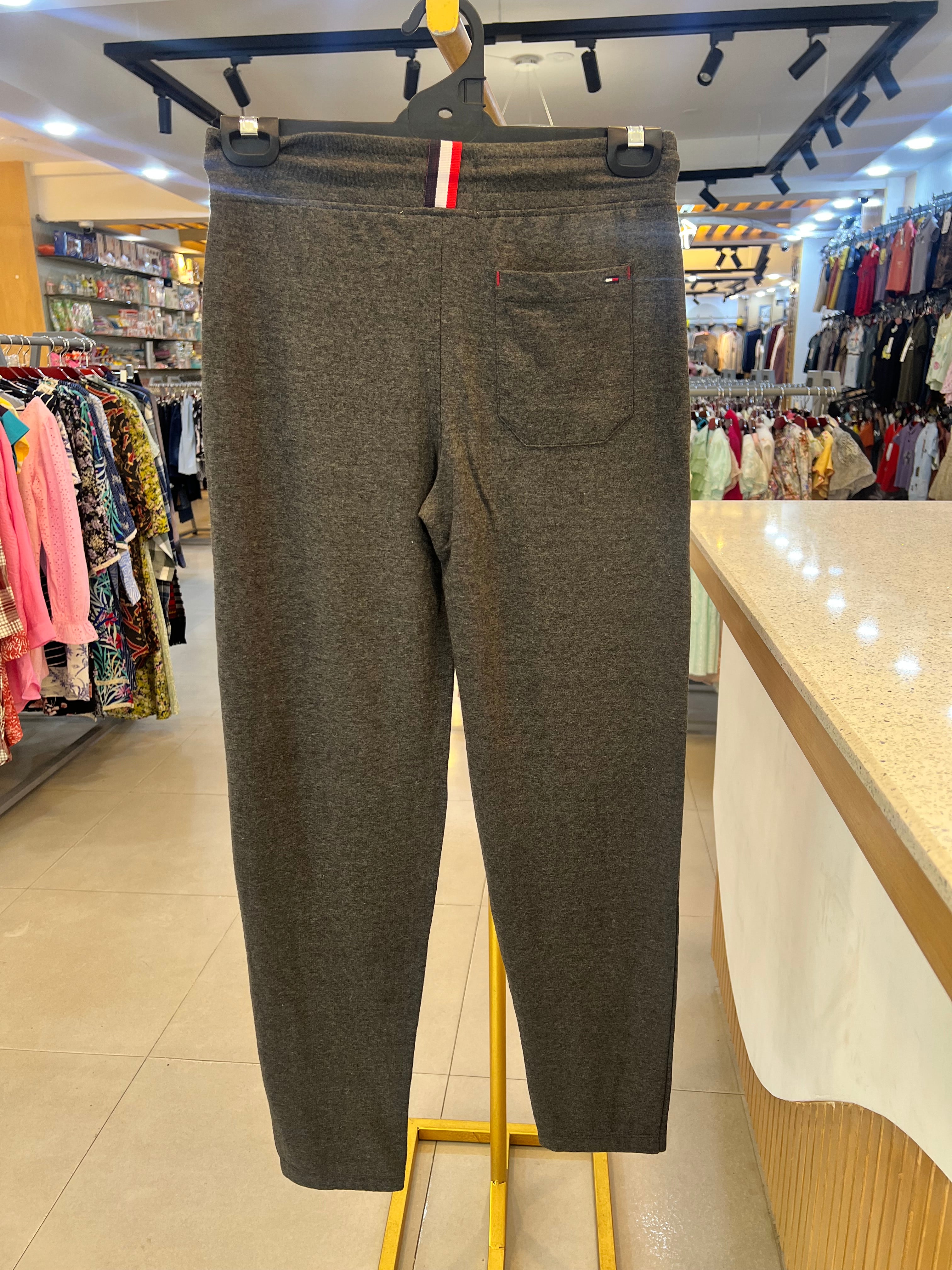 Men's Premium Embroidered Fleece Jogger Pants Charcoal 111 (TP06)