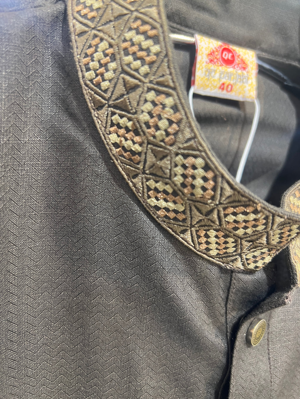 Premium Luxury Embroidered Panjabi with Embroidered Cuffs 469