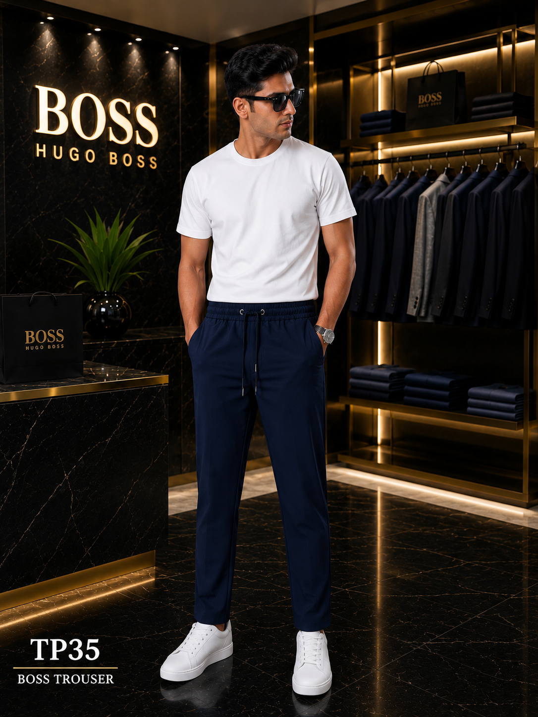 Men’s Premium BS Navy Trouser – TP35
