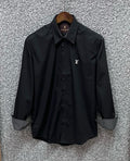 Luxury Solid Shirt LVS Black