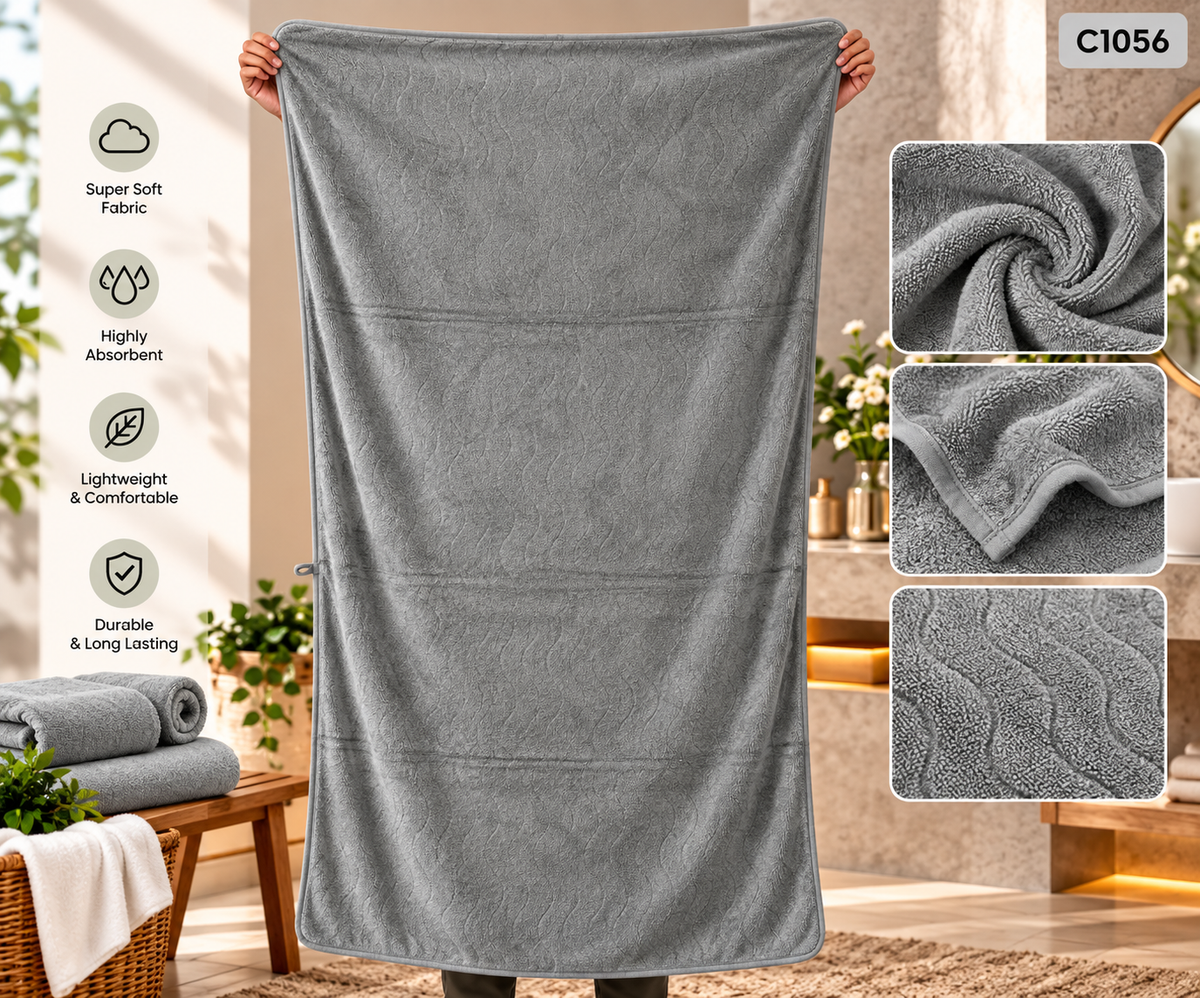 Premium Super Soft & Highly Absorbent Bath Towel – C1056