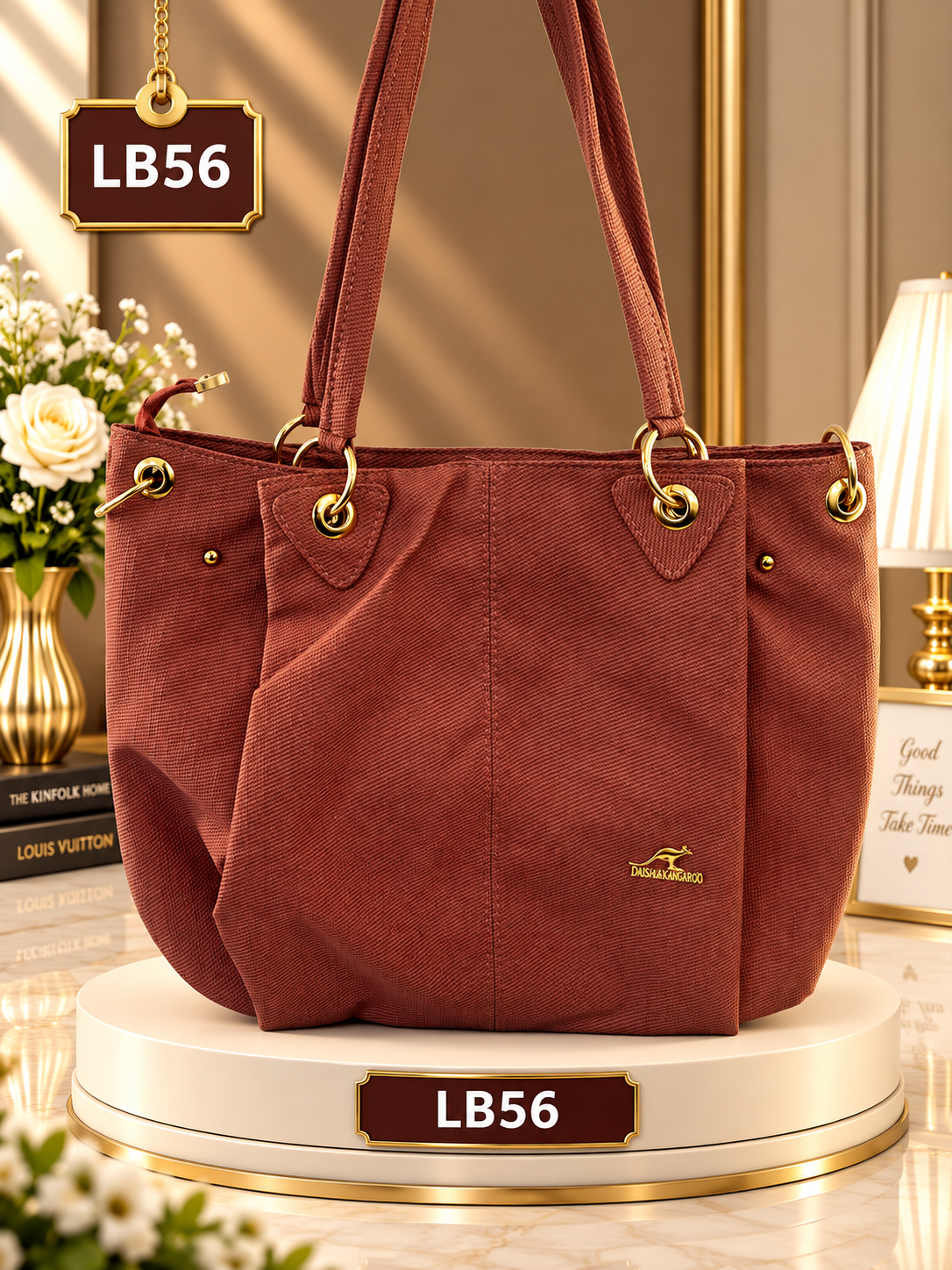 Premium Canvas Shoulder Tote Bag – LB56