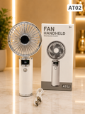 Smart Display Handheld Cooling Fan-AT02