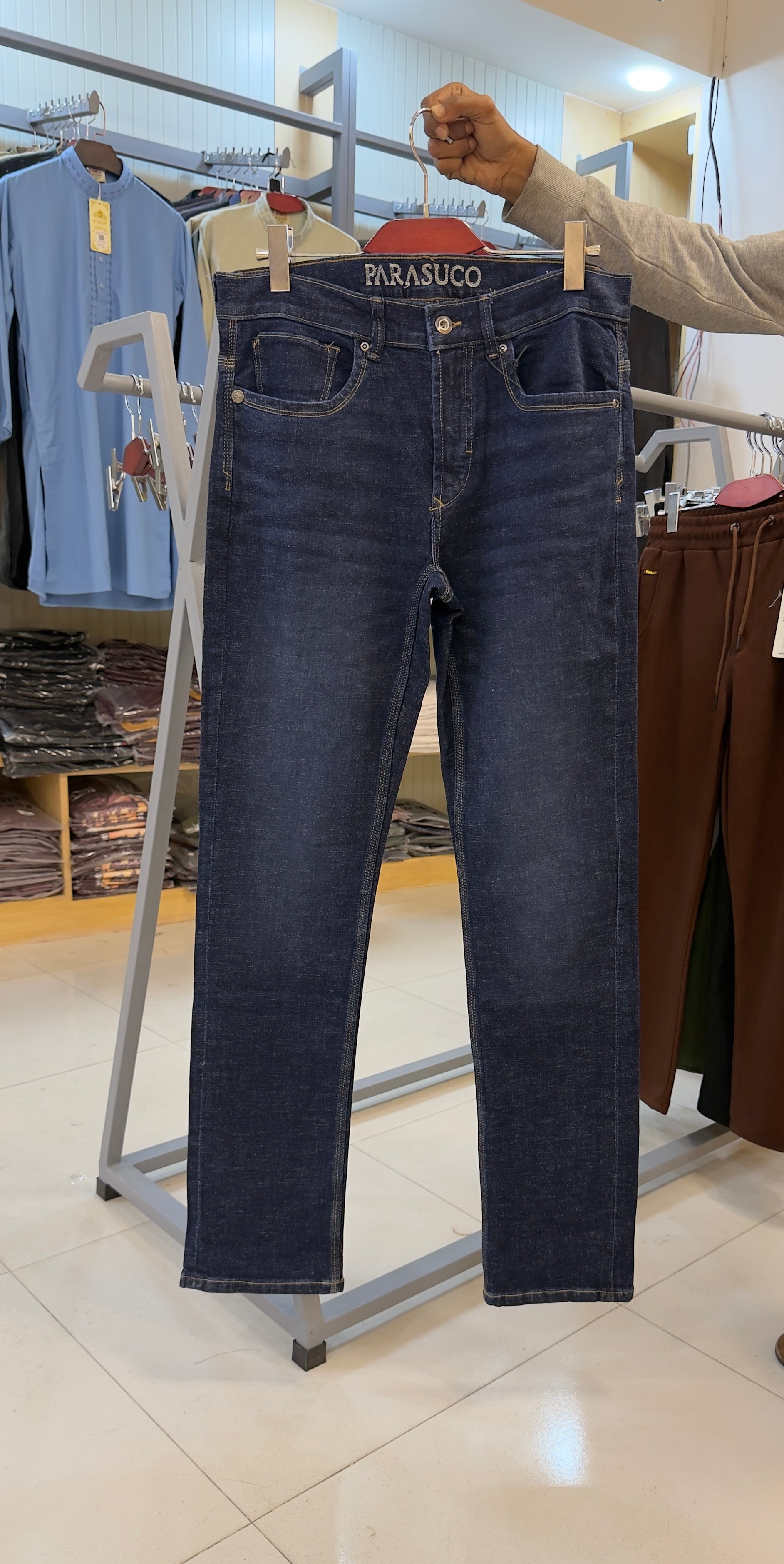 Men’s Regular Fit Denim Jeans deep blue P03