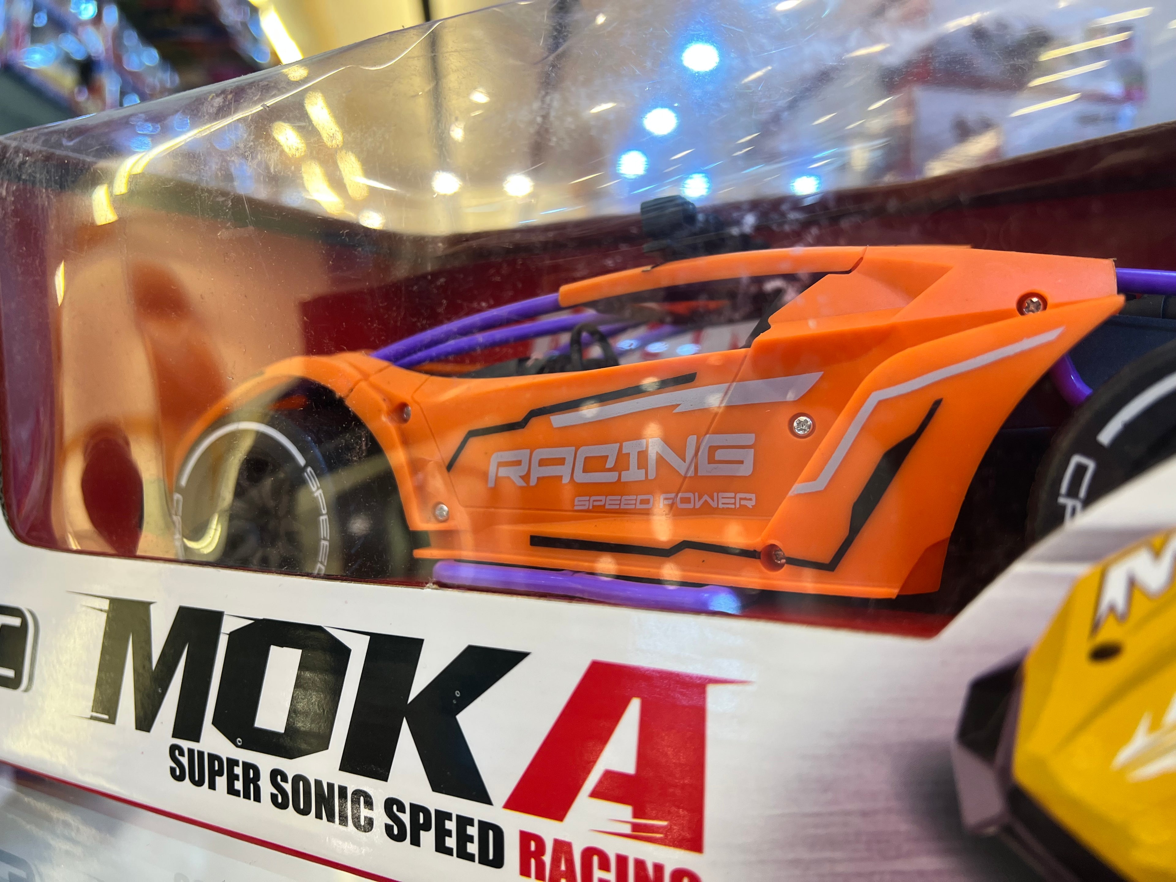 MOKA RC Super Sonic Speed Racing Car with Light, Music & Smoke Effect