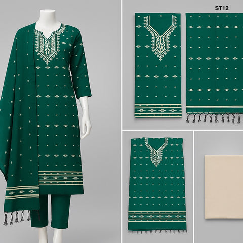 Half Silk Three Piece ST12