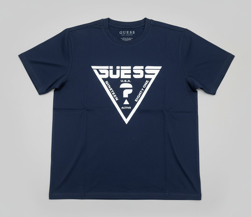 GUES.S T-SHIRT TS16 BLACK white
